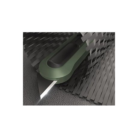 Набор ножей строительных Deli HS EHT4003, 3 шт (ножи 9мм/18мм/трапеция), Soft Touch, зеленый