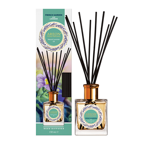 Аромадиффузор Areon Home perfume sticks французкий сад и масло лаванды, 150 мл