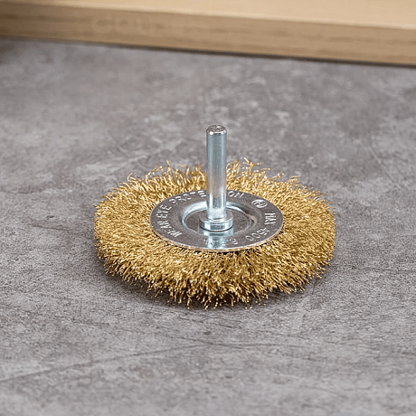 Щетка для дрели Deli YS EDH-GSS075-E3, плоская, проволочная