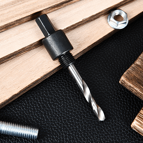 Адаптер для коронок Deli YS EDH-SKZ002-E1-E1, с центрирующим сверлом, 32-230 мм