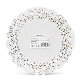 Салфетки бумажные ажурные AVIORA, d=18 см