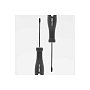 Отвертка Deli HS EHT1103, SL3х75 мм, Soft Touch, черный