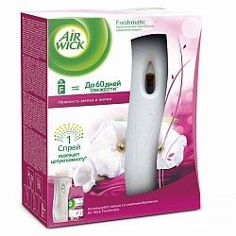 Освежитель воздуха "Air wick Fresh Matic", 250 мл, нежный шелк и лилия