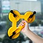 Стеклодомкрат Deli YS EDL-XP23, тройной, до 120 кг, желтый