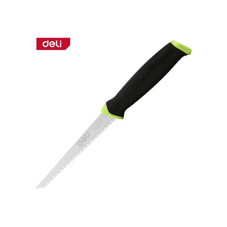 Пила-нож садовая Deli GS EDL580651, 170 мм, 8TPI, черный, зеленый
