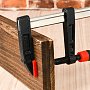 Струбцина F-образная Deli RS EDL110830Z, 80х300 мм, усиленная, черный, красный