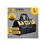 Сумка для инструментов Deli YS EDL430117, 400х200х270 мм, ткань Oxford, черный, желтый