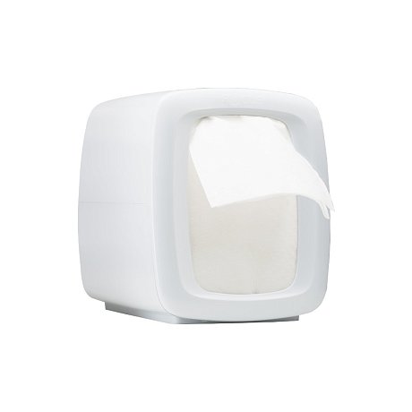 Диспенсер для салфеток Focus, белый, настольный, боковая подача