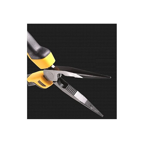 Длинногубцы Deli YS EDL2108Z, 200 мм., желтый, черный