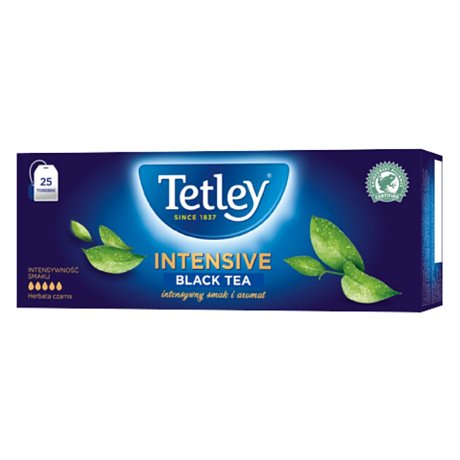Чай "Tetley" Intensive Black, 25 пакетиков x 2 г, черный
