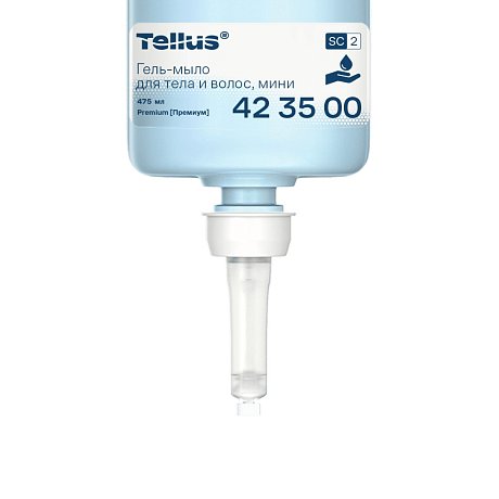 Мыло-гель Tellus Премиум для тела и волос, 475 мл, SC2 мини (423500)