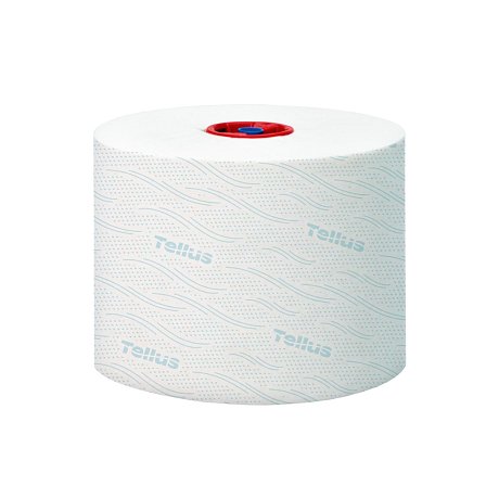 Бумага туалетная Tellus Комфорт T6, в миди-рулонах 100 м, 2 слоя (127531)
