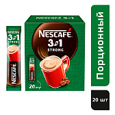 Кофейный напиток "Nescafe" 3в1 крепкий