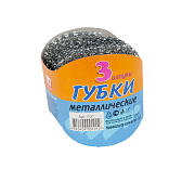 Губка для посуды металлическая TET