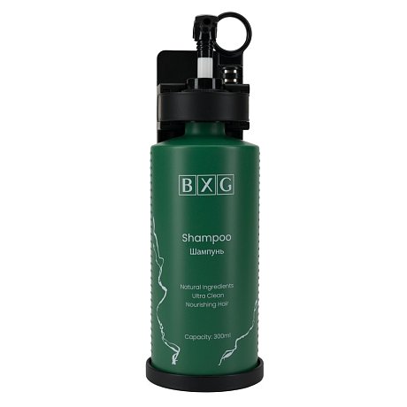 Диспенсер для шампуня BXG-SHD-1011, 0,3 л, ABS-пластик, зеленый