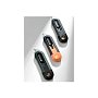 Нож строительный Deli HS HT4007C, 80x25 мм, Soft Touch, оранжевый