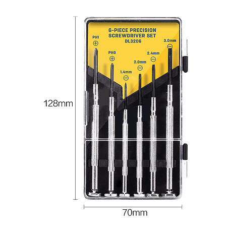 Набор прецизионных отверток Deli YS EDL3206, 6 шт