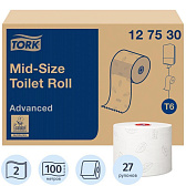 Бумага туалетная  TORK "Advanced Т6 Mid-size" (127530)
