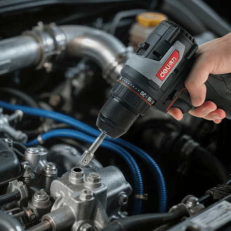 Набор адаптеров шестигранников Deli YS EDL110002, 1/4 на квадрат 1/4'', 3/8'', 1/2