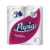 Полотенца бумажные Papia в рулонах