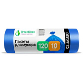 Мешки для мусора GreenClean Classic, синий