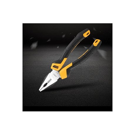 Плоскогубцы Deli YS EDL2007Z, 180 мм., желтый, черный