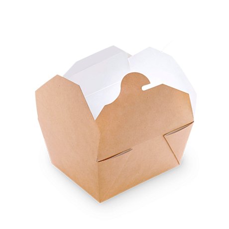 Контейнер бумажный 600 мл, 130/113х105/90х64, 50 шт/упак, крафт
