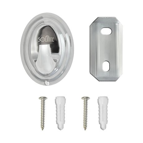 Крючок одинарный Solinne Classic 15011, хром