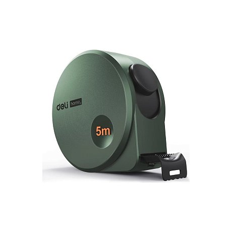 Рулетка Deli HS HT8519L, 5 м х 19 мм, Soft Touch, зеленый