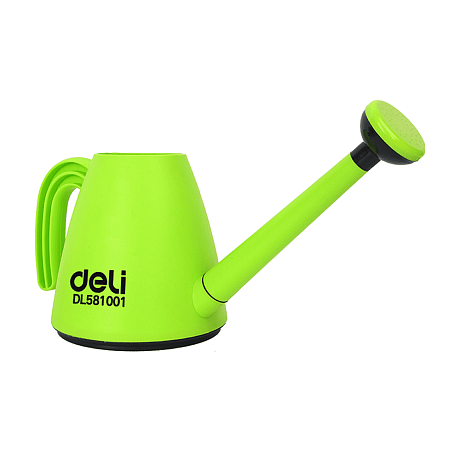Лейка Deli GS EDL581001, пластмассовая, 1,5 л, зеленая