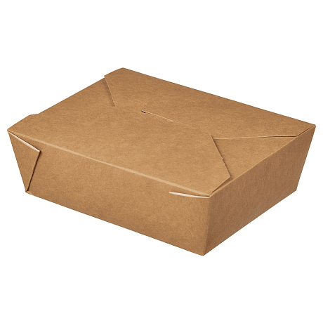Контейнер бумажный 950 мл Fold Box, 170/155х135/120х50, 60 шт/упак, крафт