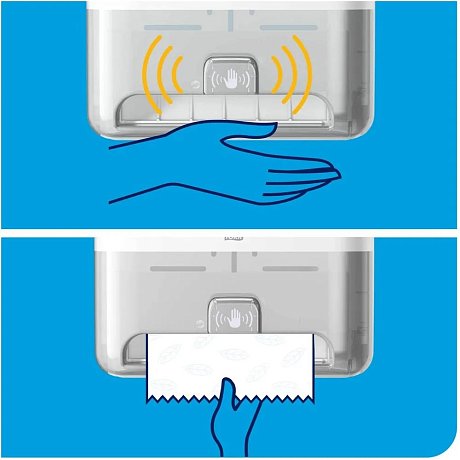 Полотенца бумажные Tellus Matic Стандарт, в рулонах, 1 слой, Н1, 280 м (290100)