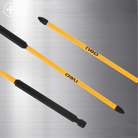 Бита Deli YS EDL251200, ударная, 10 шт., PH2 x 200 мм