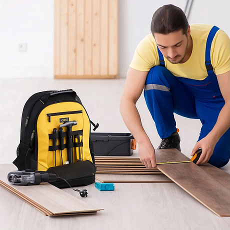 Рюкзак Deli YS DL586122, 350x200x470 мм, 12 карманов, ткань Oxford