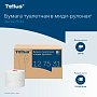 Бумага туалетная Tellus Комфорт T6, в миди-рулонах 100 м, 2 слоя (127531)