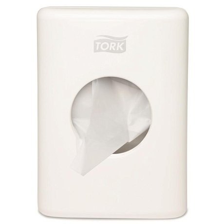 Держатель для гигиенических пакетов Tork B5, пластик, белый (566000)
