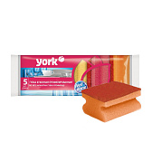 Губка кухонная для мытья посуды York профилированная