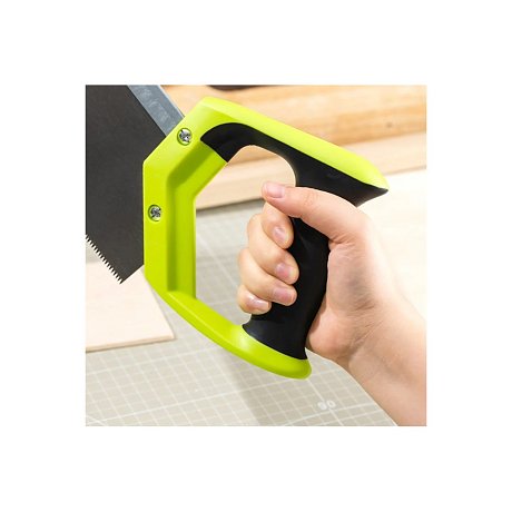 Стусло с ножовкой Deli GS EDL580900, 22.5°/45°/90°, 13 TPI, 300 мм, черный, зеленый