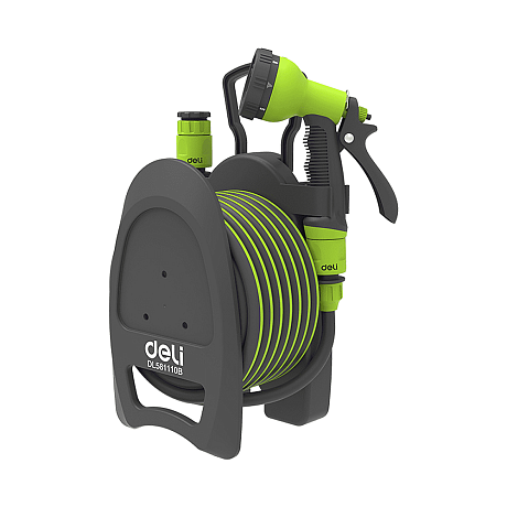 Шланг для полива Deli GS EDL581110B, с катушкой