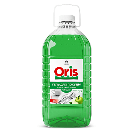 Средство для мытья посуды "Oris зеленое яблоко", 5 л (126147)