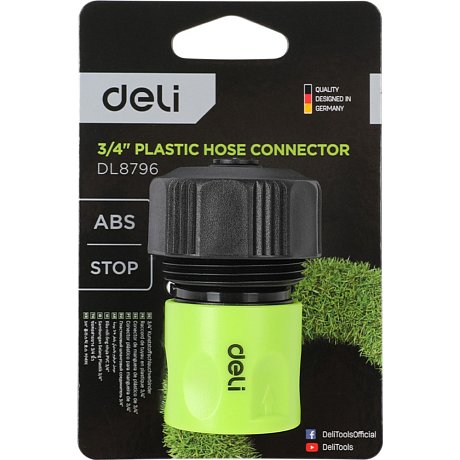 Соединитель-коннектор для шлангов Deli GS EDL8796, 3/4