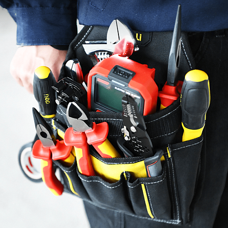 Сумка поясная Deli YS DLP08, для инструмента, 6 карманов