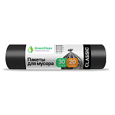 Мешки для мусора GreenClean Classic, черный