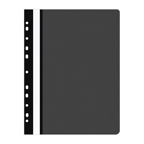 Папка-скоросшиватель с перфорацией "Office Product", А4 , черный