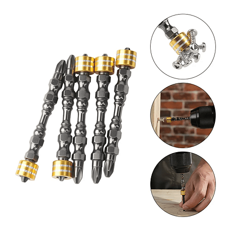 Бита Deli YS EDL255065, с ограничителем, 10 шт., PH2 x 65 мм, для ГКЛ