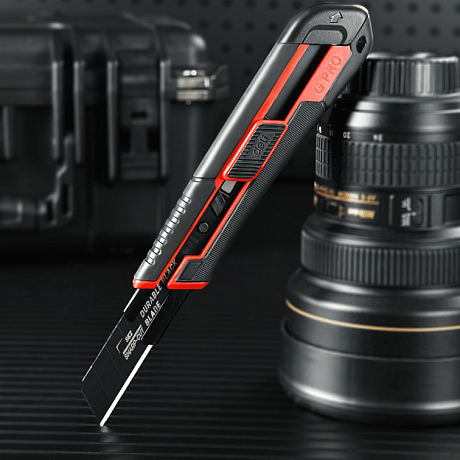 Нож строительный Deli YS EDL018G, 18 мм, универсальный