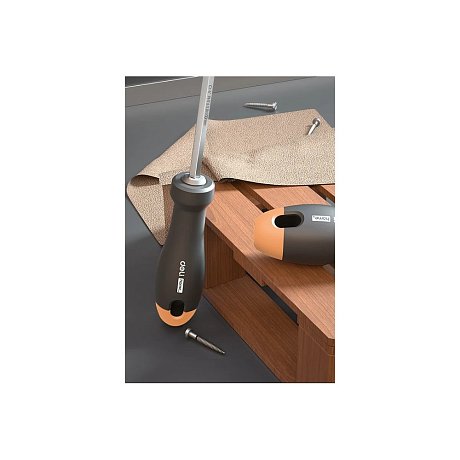 Отвертка Deli HS HT1055C, PH1х100 мм, Soft Touch, оранжевый