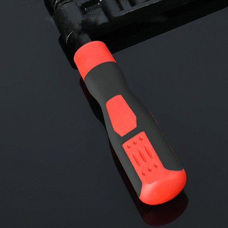 Струбцина F-образная Deli RS EDL110830Z, 80х300 мм, усиленная, черный, красный