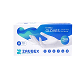 Перчатки нитриловые неопудренные Zaubex
