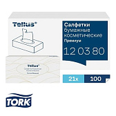 Салфетки для лица Торк Tellus Премиум ультрамягкие, белый